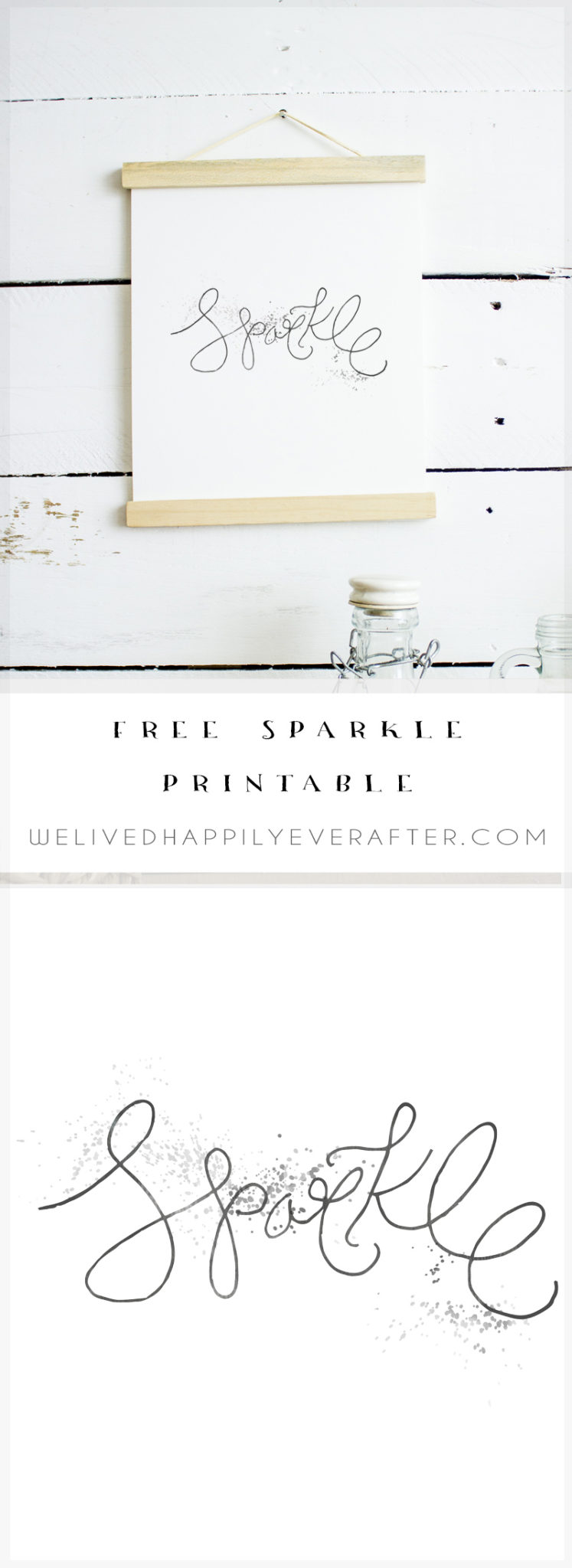 Free "Sparkle" Printable