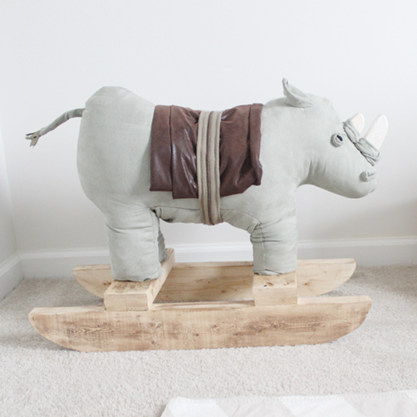 DIY Rhino Rocking Horse Tutorial