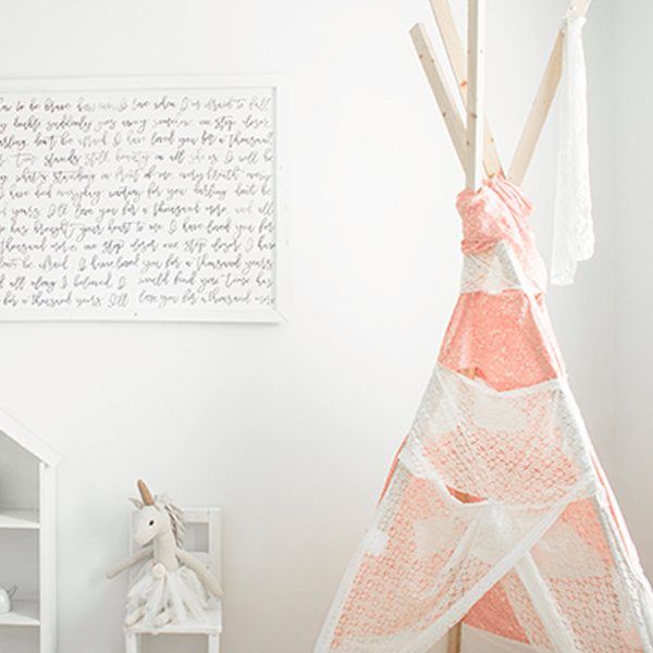 DIY No Sew Teepee for under $30