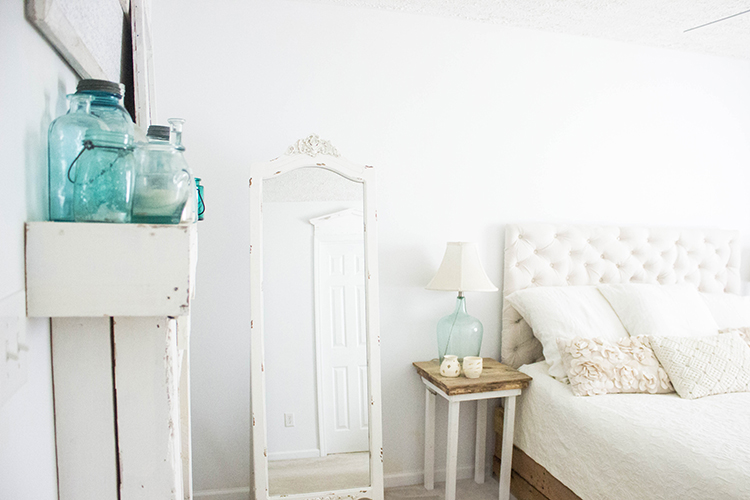 Master Bedroom Tour - How To Bring Charm & Farmhouse Character Into A Builder Basic 