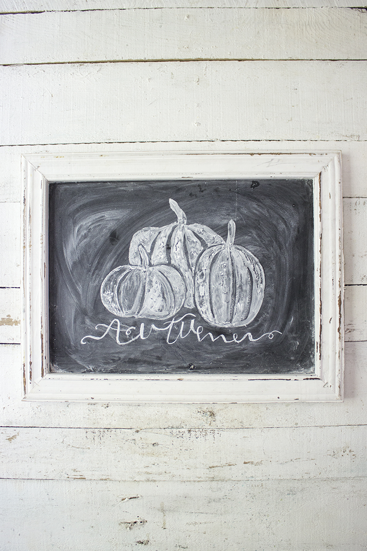 Autumn Pumpkins - Free Fall Chalkboard Printable