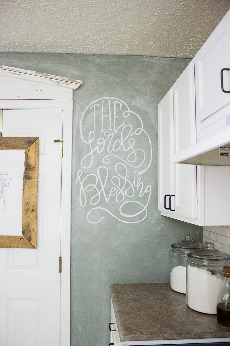 Gorgeous Farmhouse Kitchen Fall Tour- so pretty! We gather together to ask the Lord's blessing.