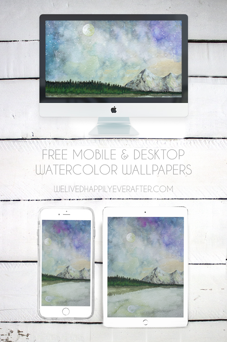 Free Mobile & Desktop Watercolor Wallpapers