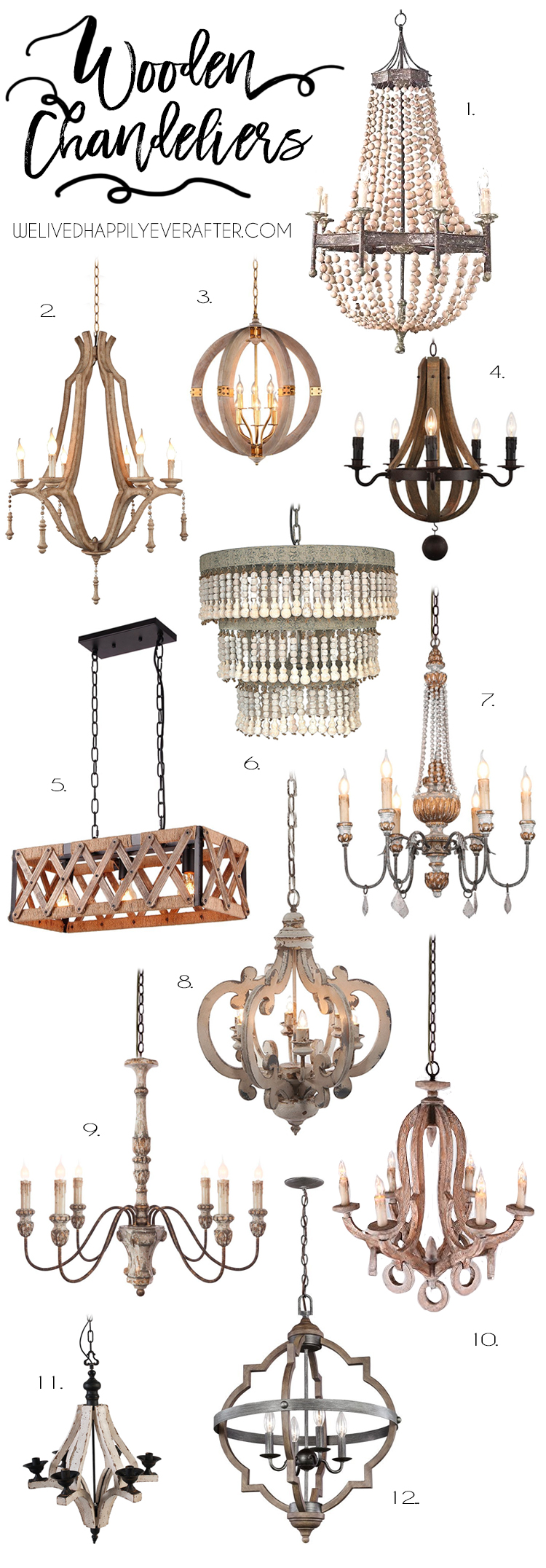 Wooden Farmhouse Chandeliers For Your Home
