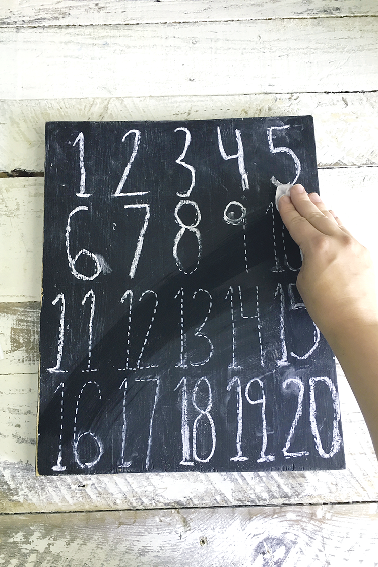 DIY Erasable/Reusable Homeschool Chalkboard Worksheets: Chalkboard Clock, Math, Traceable Shapes, Numbers & ABC's (Perfect For Summer School for PK-1st Grade!) 