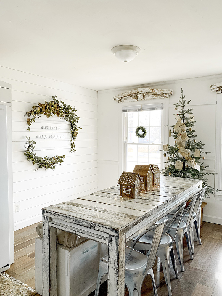 Jingle Bell Tour Of My "Old Time Christmas" Kitchen - How To Decorate For the Holidays With Simple Timeless Touches