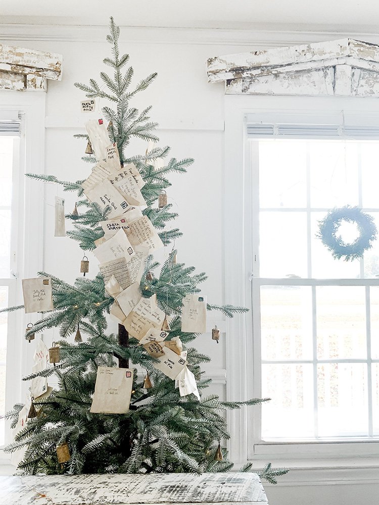 DIY Dear Santa Letter & Envelope Garland Christmas Tree Ornaments