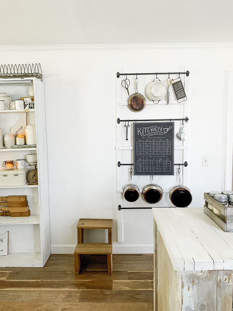 Kitchen Island With Pot Rack - Foter
