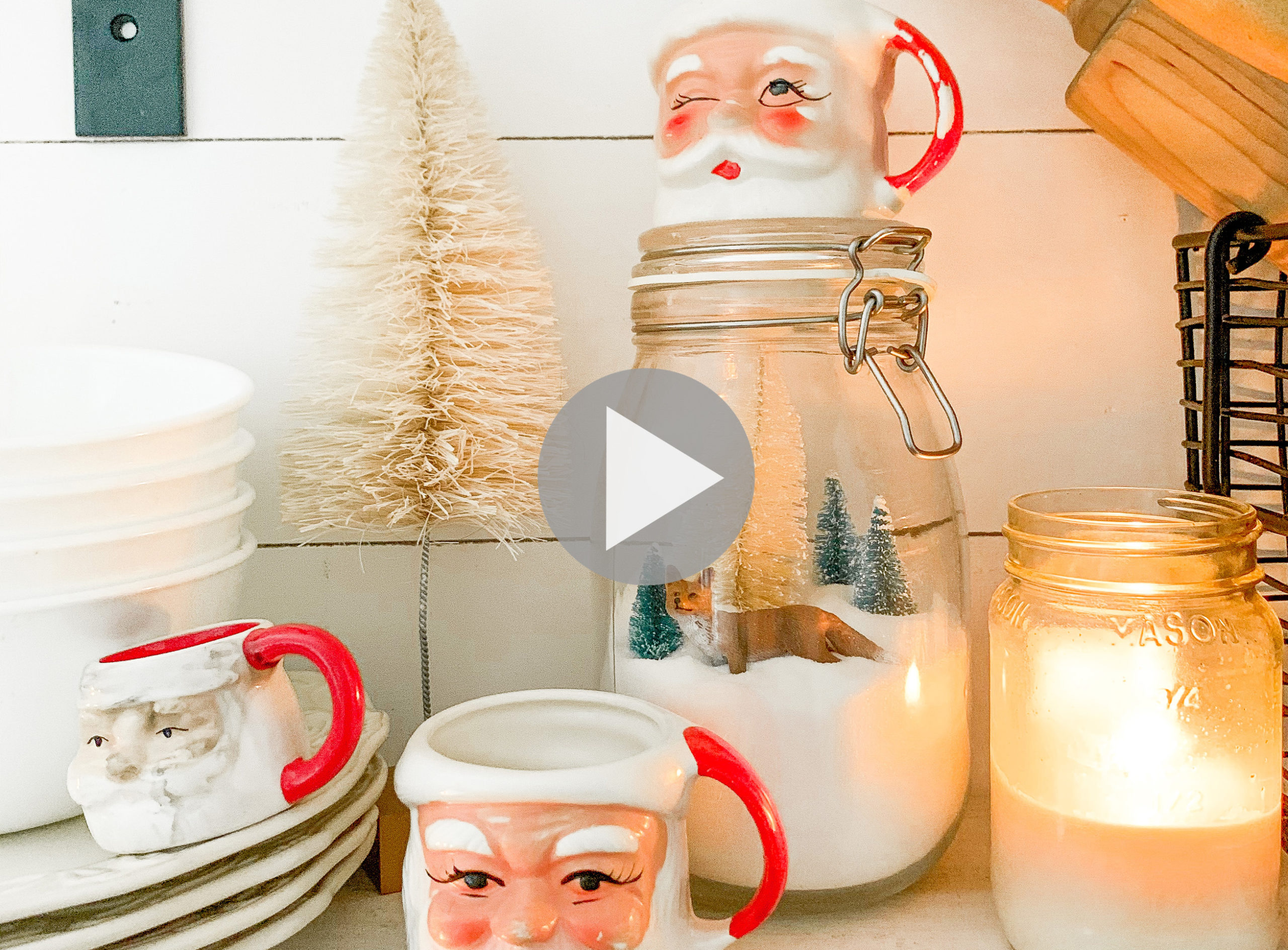 DIY Sugar Globe Jars