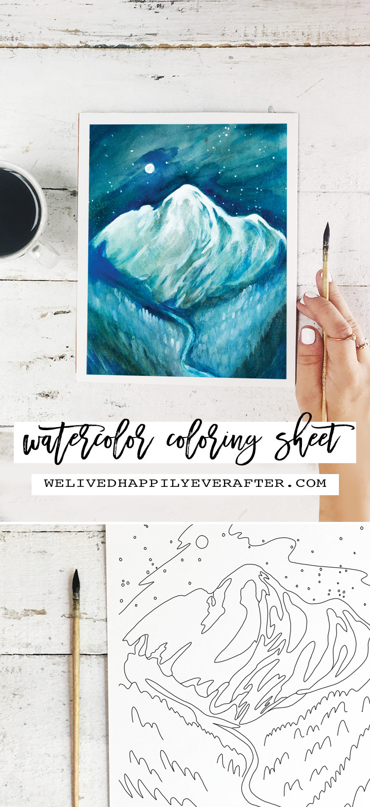 perfect!!! Easy watercolor diy!!!! Kids can do this!